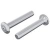 vidaXL Vergrendelingsschroef 2 st Zilver M6 x 35 mm Staal