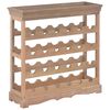 vidaXL Wijnkast 70x22,5x70,5 cm mdf bruin