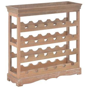 vidaXL Wijnkast 70x22,5x70,5 cm mdf bruin