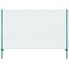 vidaXL Draadgaashek met palen 25x2 m staal groen