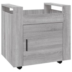 vidaXL Bureaukastje 60x45x60 cm bewerkt hout grijs sonoma eikenkleurig