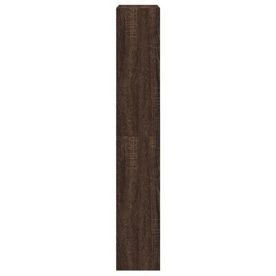 vidaXL Schoenenkast 60x21x125,5 cm bewerkt hout bruineikenkleurig