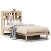 vidaXL Bed met boekenkast zonder matras massief grenenhout 90x200 cm
