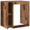 vidaXL Wasmachinekast met opslag Oudhout 87 x 60 x 69 cm Bewerkt hout
