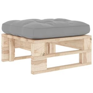 vidaXL Tuinhocker pallet ge&iuml;mpregneerd grenenhout