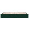 vidaXL Ottoman bedframe zonder matras 200x200 cm fluweel donkergroen