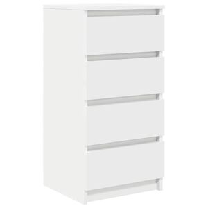 vidaXL Dressoir 37,5x35x76 cm bewerkt hout wit