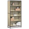 vidaXL Boekenkast 80,5x35x170,5 cm bewerkt hout sonoma eikenkleurig