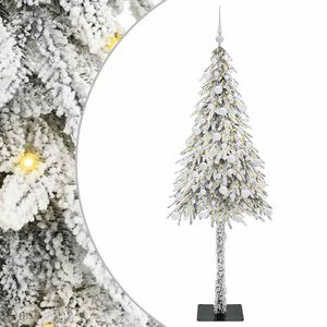 vidaXL Kerstboom met 300 LED met standaard Wit 180 cm PE en staal
