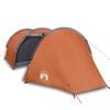 vidaXL Tunneltent 4-persoons waterdicht oranje