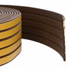 vidaXL Zelfklevende raamafdichting Bruin 9 x 3 mm 50 m EPDM-schuim