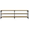 vidaXL Tv-meubel 160x30x50 cm bewerkt hout sonoma eikenkleurig