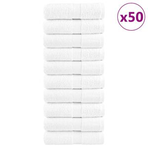 vidaXL Washandjes SOLUND 50 st hoogwaardig 600 g/m&sup2; 15x21 cm