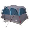 vidaXL Gezinstent Blauw en Grijs 435 x 255 x 216 cm Polyester en staal