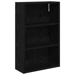 vidaXL Badkamer wandkast met plank Zwarte Eik 40 x 16 x 62,5 cm