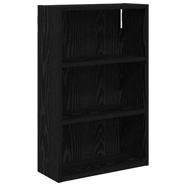 vidaXL Badkamer wandkast met plank Zwarte Eik 40 x 16 x 62,5 cm