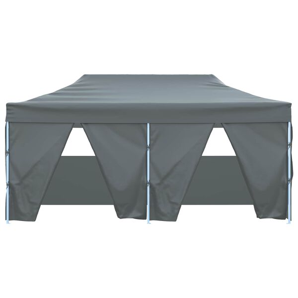 vidaXL Partytent Antraciet 291 x 580 x 315 cm Oxford Stof