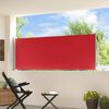 vidaXL Tuinscherm uittrekbaar 100x300 cm rood