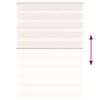 vidaXL Zebra rolgordijn 105x100 cm stofbreedte 100,9 cm marmerbeige