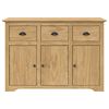 vidaXL Dressoir BODO Honingbruin 115,5 x 44 x 80 cm Bewerkt hout