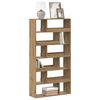 vidaXL Boekenkast 100x33x187,5 cm bewerkt hout artisanaal eikenkleurig