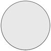 vidaXL Wandspiegel rond &Oslash;60 cm zwart