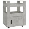 vidaXL Keukentrolley 60x45x80 cm bewerkt hout betongrijs