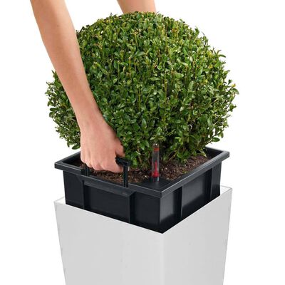 LECHUZA Plantenbak Cubico 40 ALL-IN-ONE hoogglans wit 18191