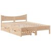 vidaXL Bedframe met lades massief grenenhout 140x200 cm