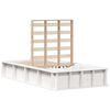 vidaXL Bedframe Wit 90 x 190 cm Massief grenenhout