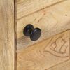 vidaXL Nachtkastje 40x30x50 cm massief mangohout