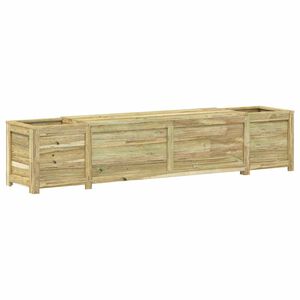 vidaXL Tuinbank met opbergruimte en plantenbak 193,5 x 40 x 41 cm