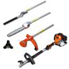 vidaXL Multitool 4-in-1 heggen- en grasschaar kettingzaag en bosmaaier