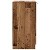 vidaXL Schoenenkast 59x35x70 cm bewerkt hout oud houtkleurig