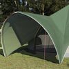 vidaXL Teepee Tent met dak Groen en Grijs 600 x 600 x 347 cm