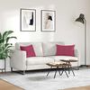 vidaXL Sofa Kussens 2 stuks Wijnrood 60 x 40 cm Cordstof