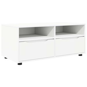 vidaXL TV-kast 100 x 48 x 43 cm Wit Bewerkt hout