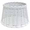 vidaXL Plafondlampenkap &Oslash;45x28 cm wicker wit