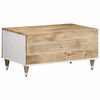 vidaXL Salontafel 80x50x40 cm massief mangohout