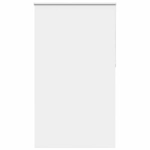 vidaXL Rolgordijn verduisterend 130x210 cm stofbreedte 126,6 cm wit