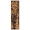 vidaXL Hangkast Gerookt eiken 40 x 29,5 x 100 cm Bewerkt hout