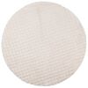 vidaXL Vloerkleden Rond SIROLO Beige &Oslash; 120 CM Polyester