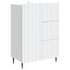 vidaXL Dressoir Wit 66 x 34,5 x 91,5 cm Bewerkt hout