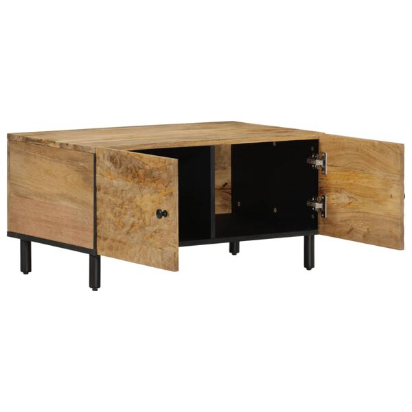 vidaXL Salontafel 80x50x40 cm massief mangohout