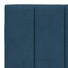 vidaXL Bedframe zonder matras "Hanko" fluweel blauw 100x200 cm