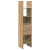 vidaXL Boekenkast 2-laags 40 x 35 x 180 cm Bewerkt hout