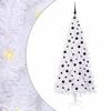 vidaXL Kunstkerstboom met 300 LED Wit 210 cm PVC en staal