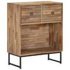 vidaXL Dressoir 60x30x75 cm gerecycled teakhout