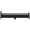 vidaXL Bedframe zonder matras 100x200 cm spaanplaat zwart eikenkleurig