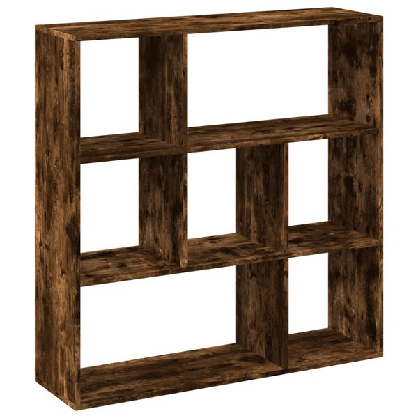 vidaXL Kamerscherm / boekenkast 102x29x103,5 cm hout gerookt eiken